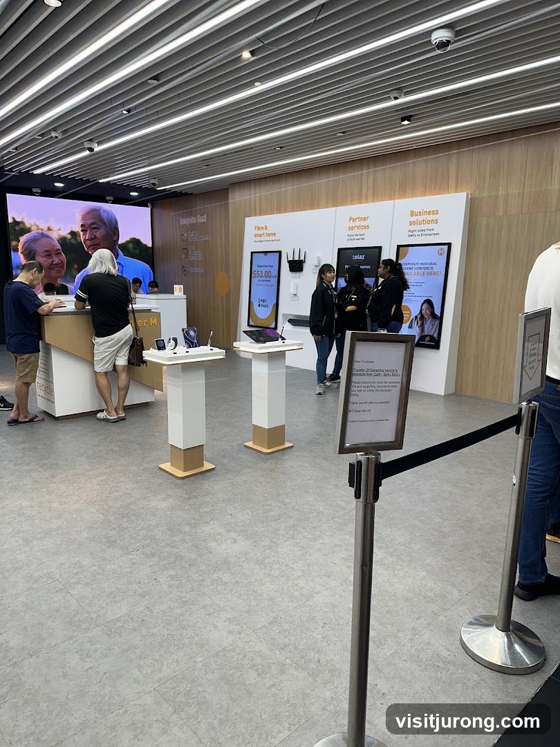Telecommunications Store Interior
