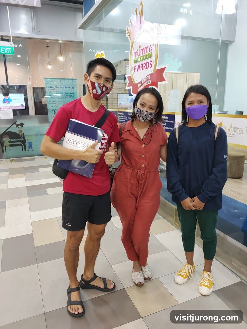 People Posing in Front of a Store