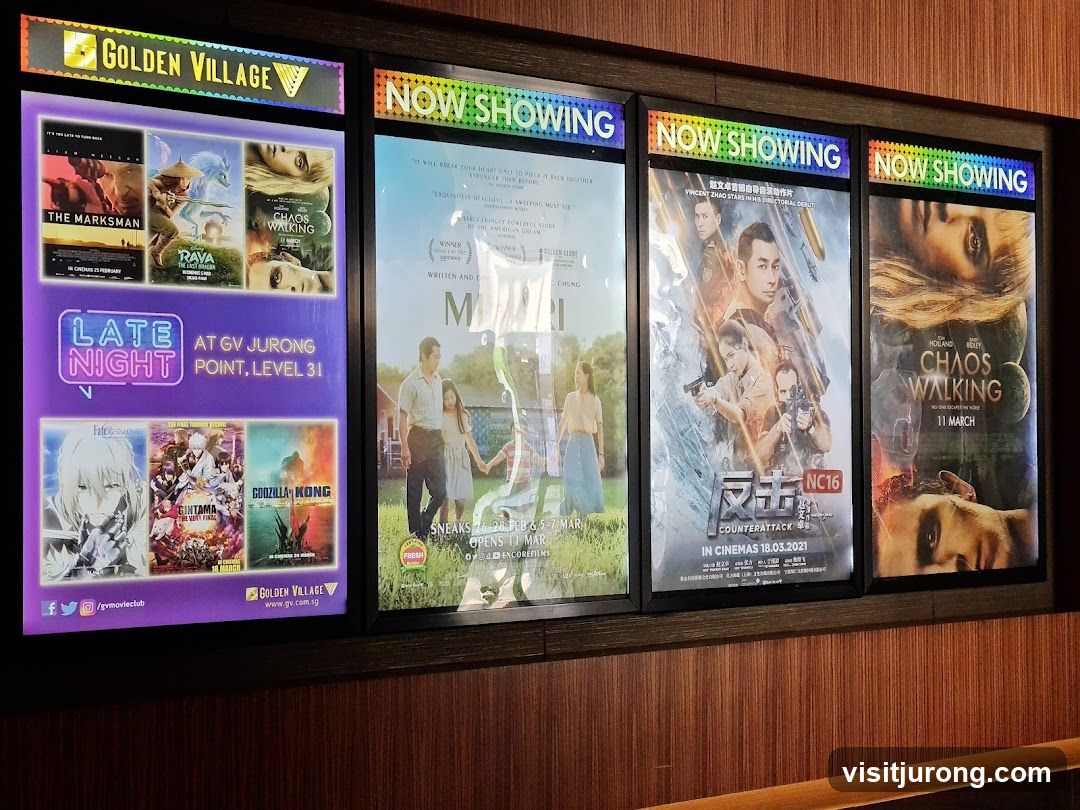 Movie Posters at Golden Village