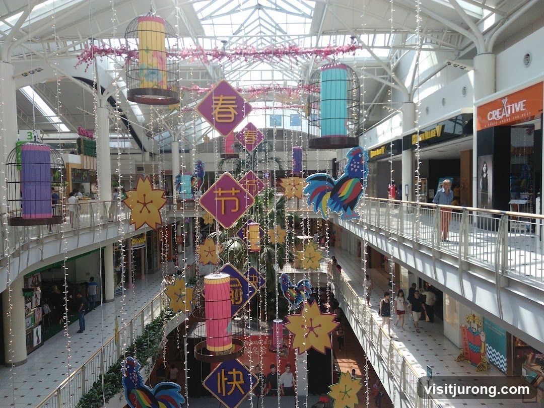 Mall Interior Decorated for Chinese New Year