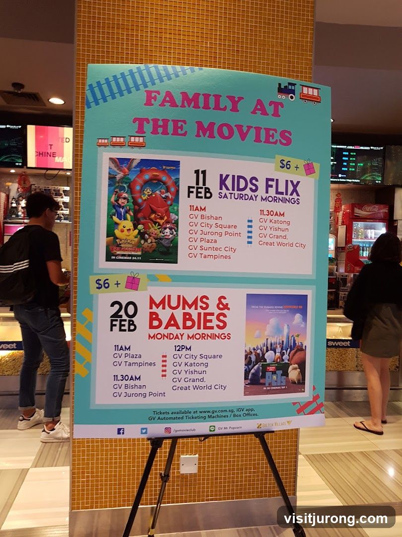 Family at the Movies Poster