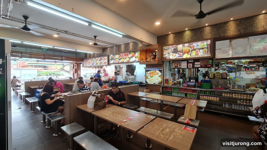 Busy Food Stall Interior