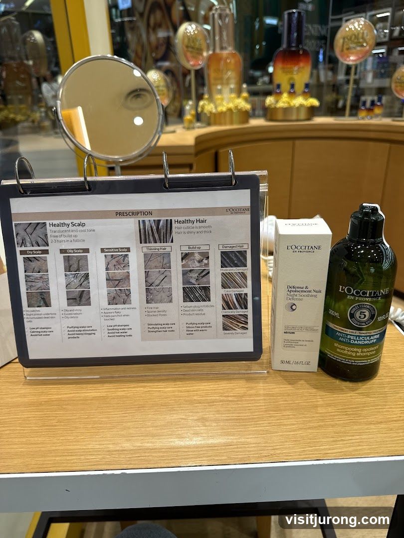 L'Occitane Hair Care Display