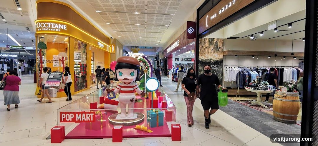 Mall Interior with POP MART Display