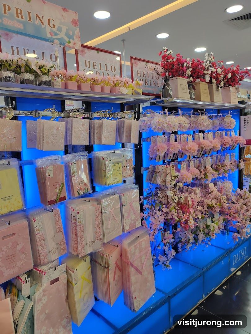 Spring Themed Merchandise Display