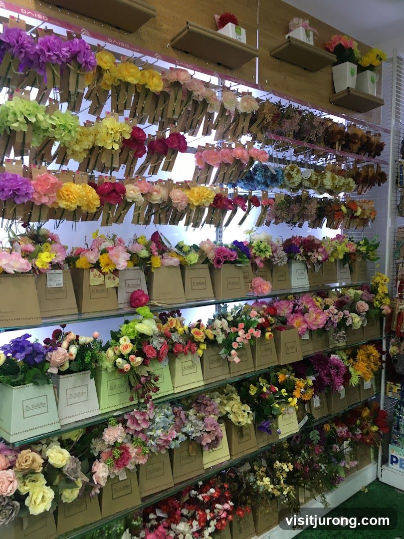 Artificial Flowers Display