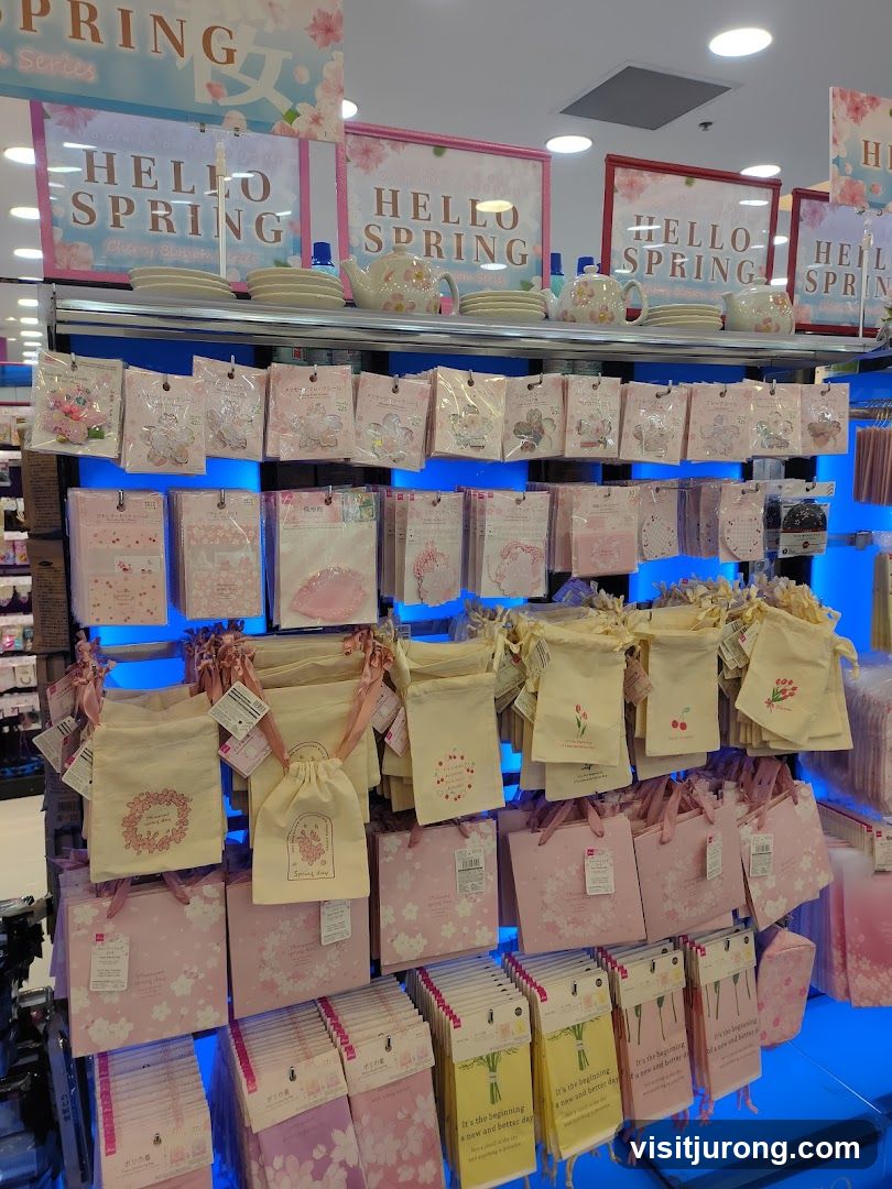 Spring Themed Merchandise Display