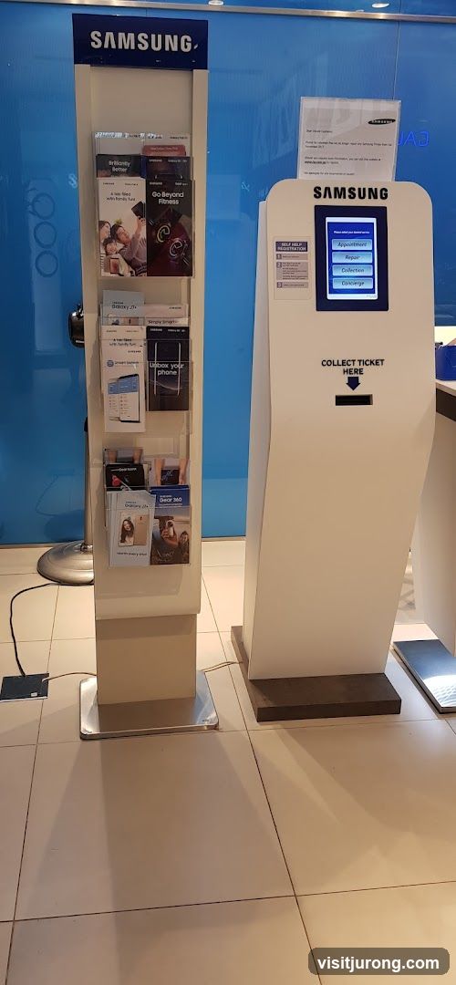 Samsung Service Kiosk and Brochure Stand