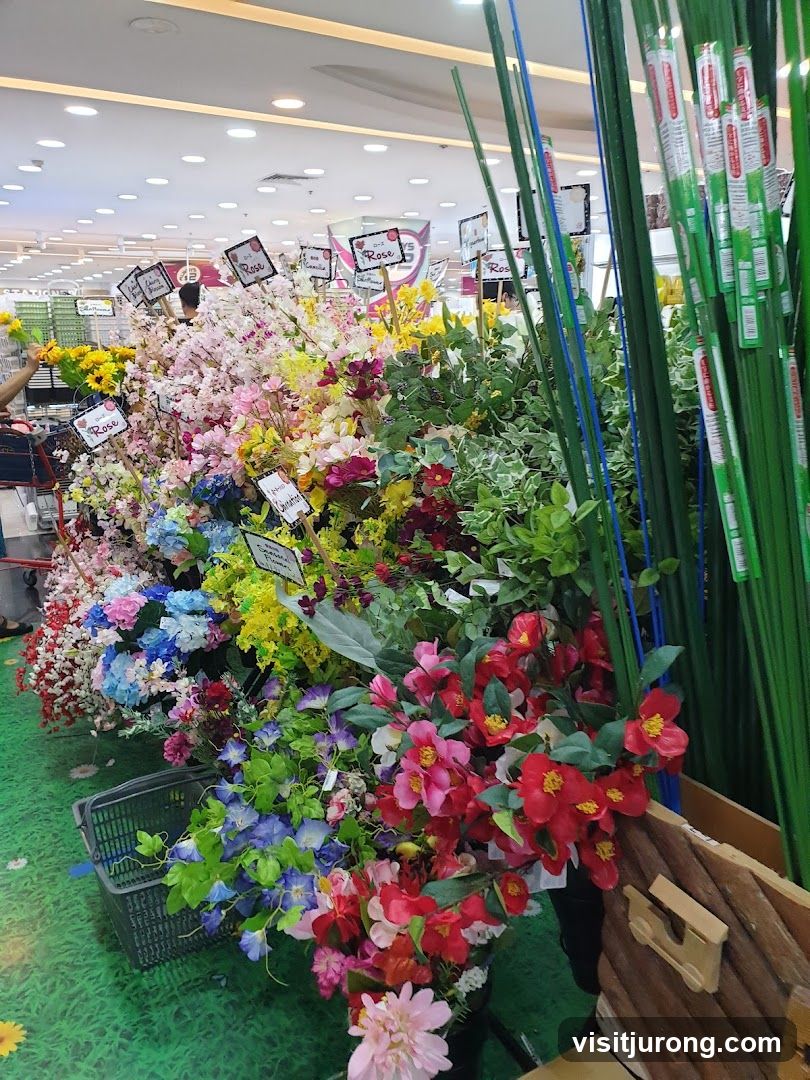 Artificial Flowers Display