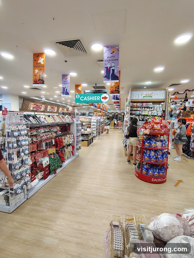 Halloween Decorations in a Store
