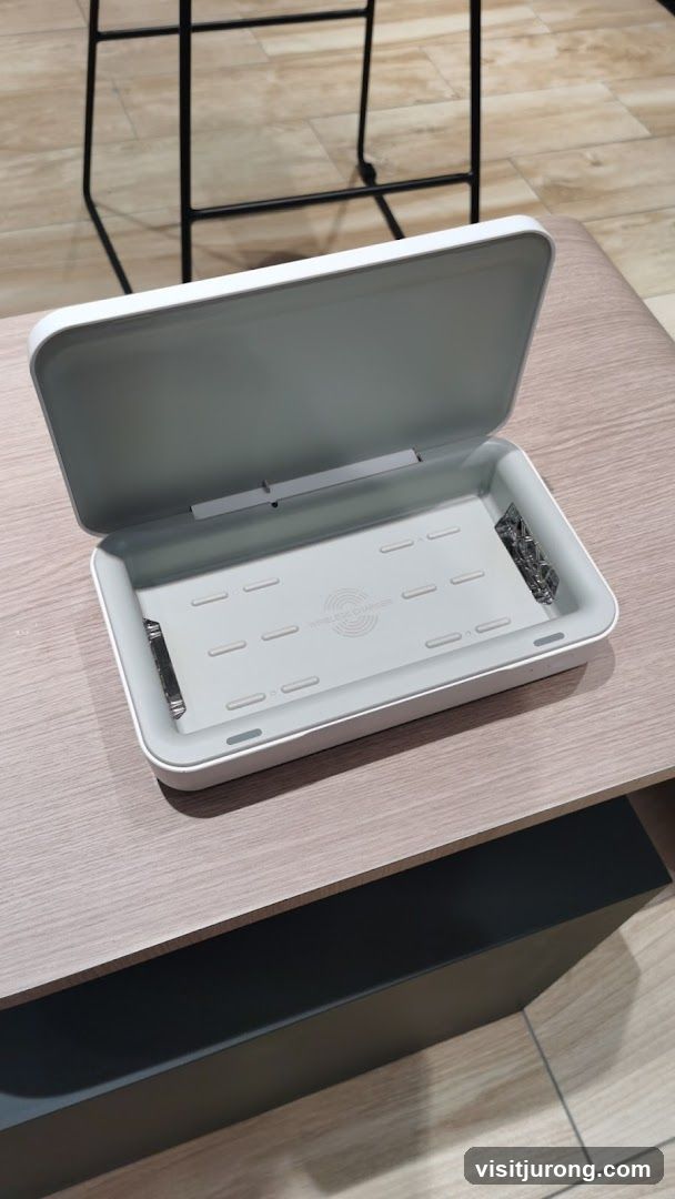 UV Sanitizer Box with Wireless Charger