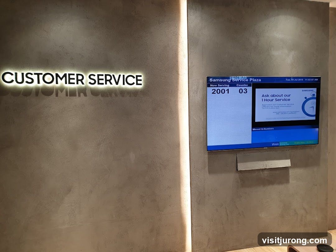 Samsung Service Plaza Waiting Area