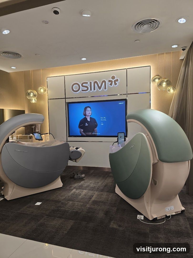 OSIM Massage Chairs Display