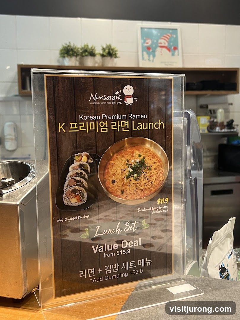 Korean Premium Ramen Lunch Set