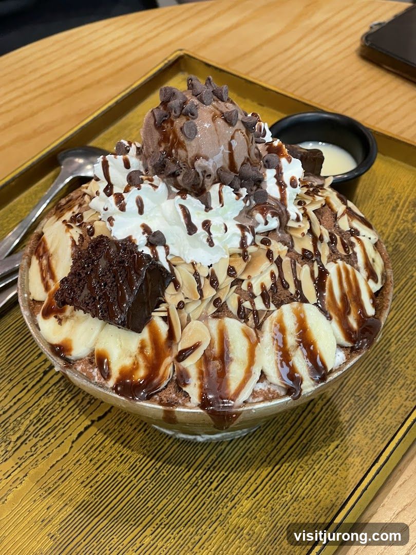 Chocolate Banana Bingsu