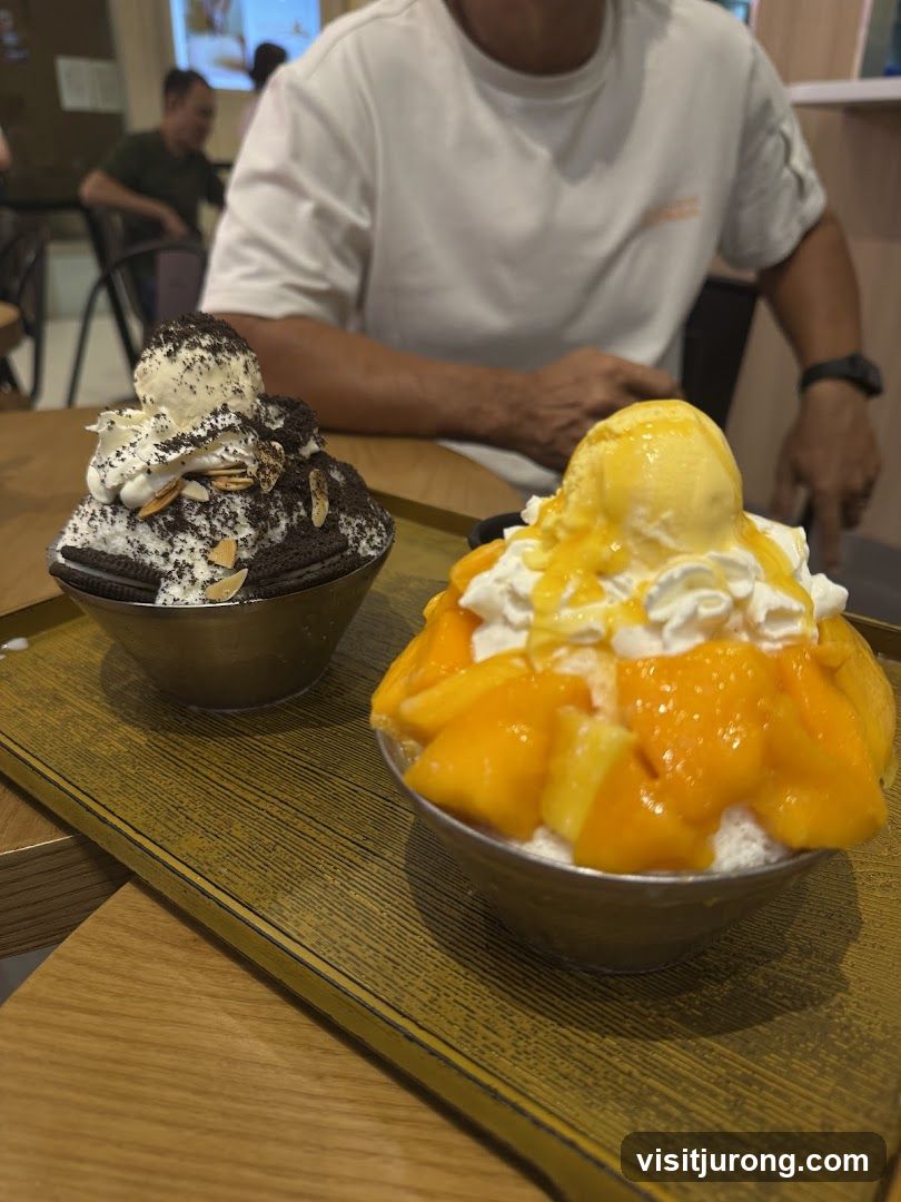 Desserts on a Tray