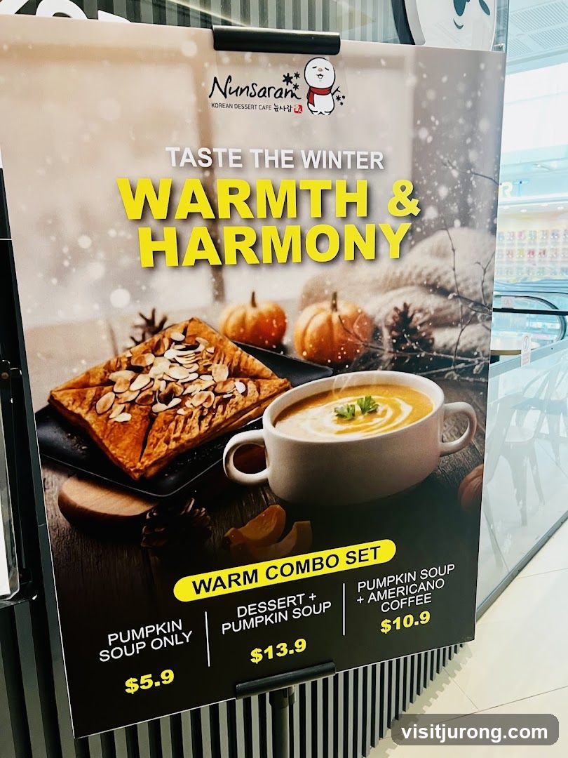 Nunsaram Korean Dessert Cafe Winter Promotion