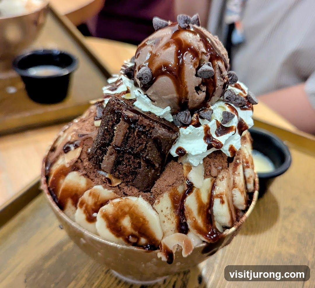 Chocolate Brownie Bingsu
