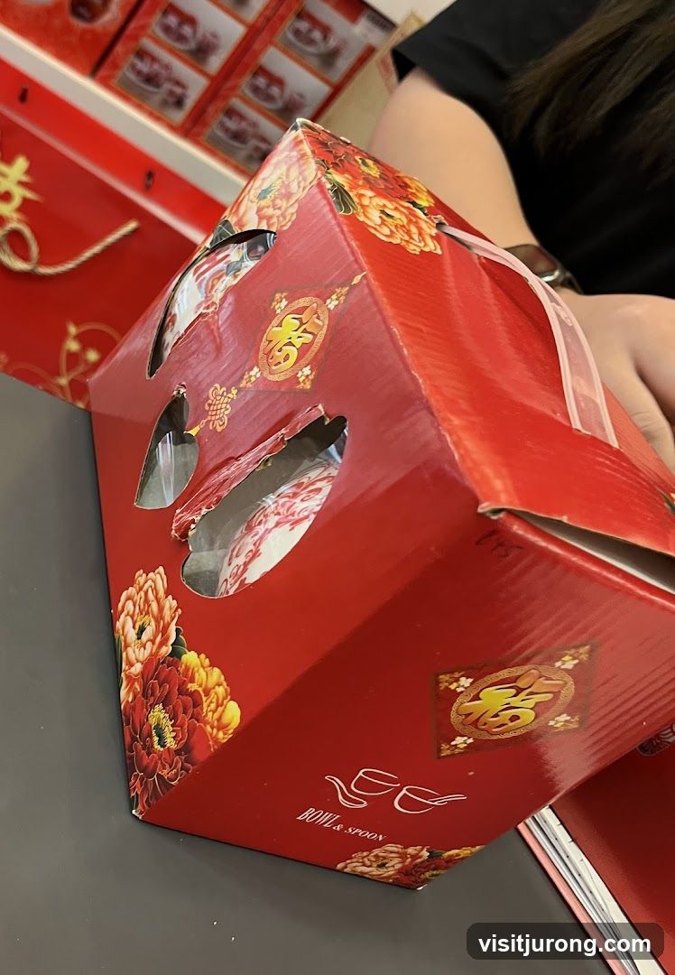 Gift Box with Floral Design