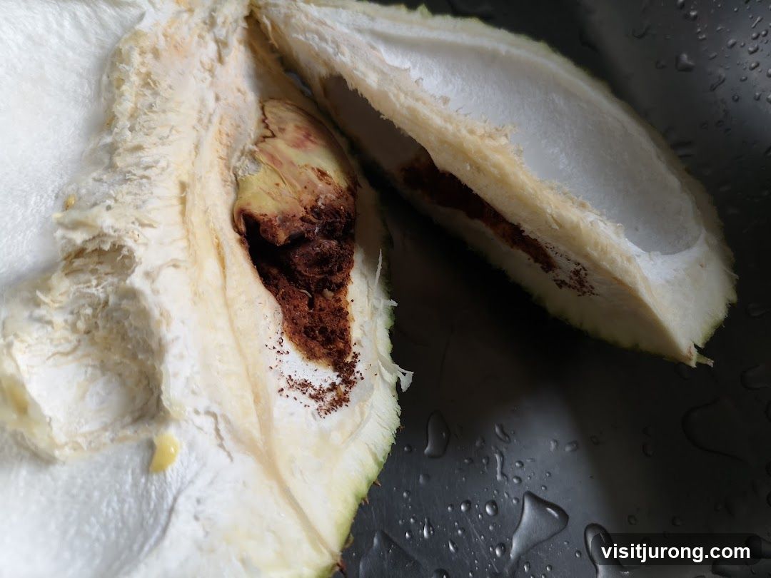 Opened Durian