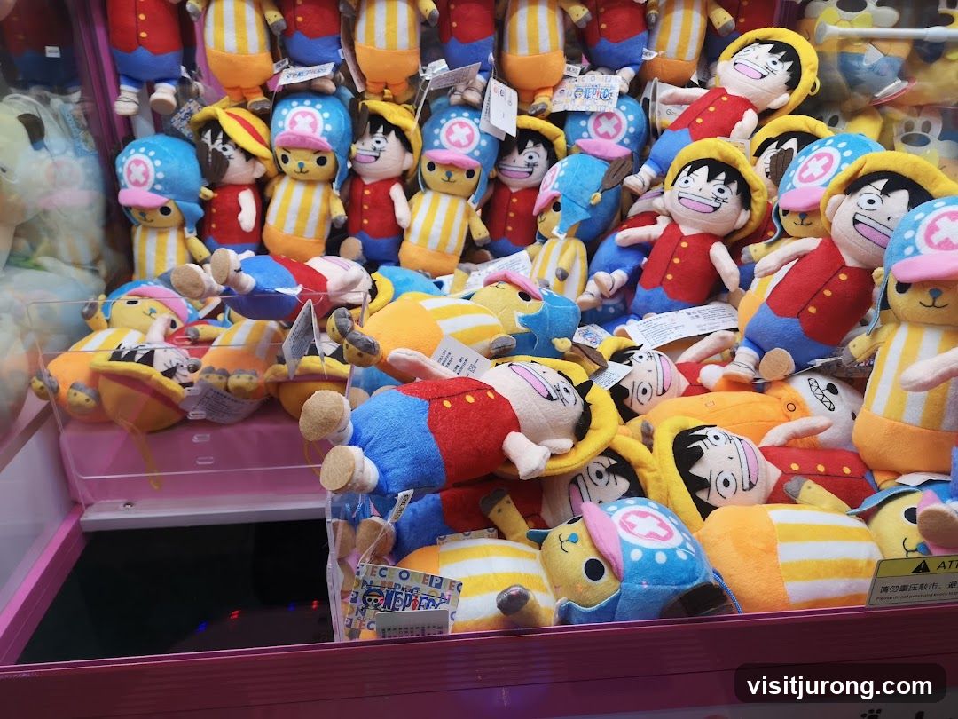 Plush Toys in Claw Machine