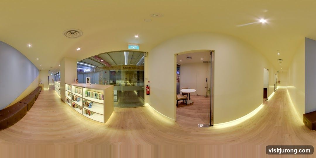 Interior of a modern retail space
