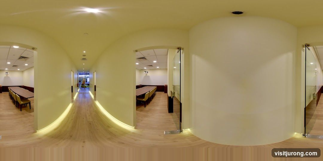 Modern Office Hallway