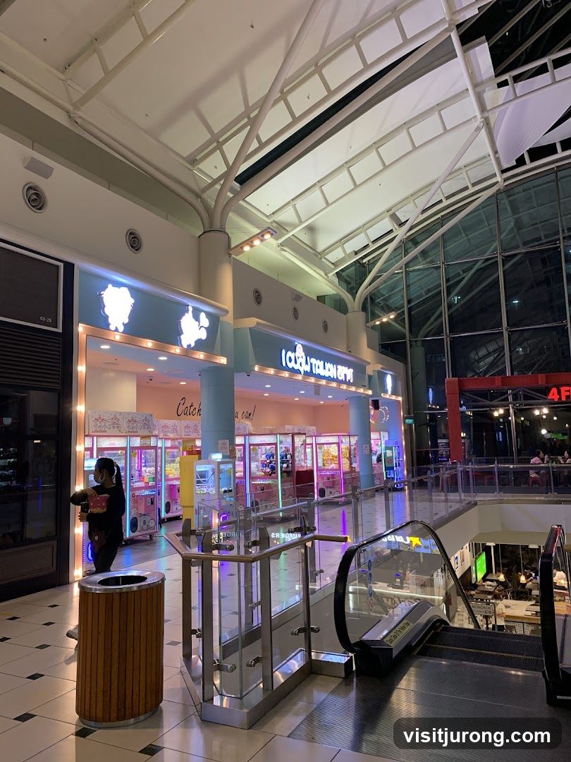 Amusement Arcade in a Mall