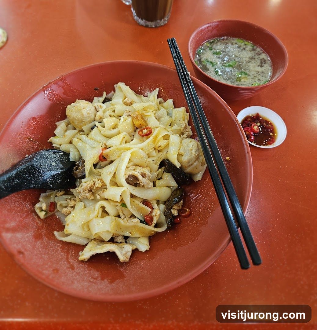 Noodles with Meat and Soup
