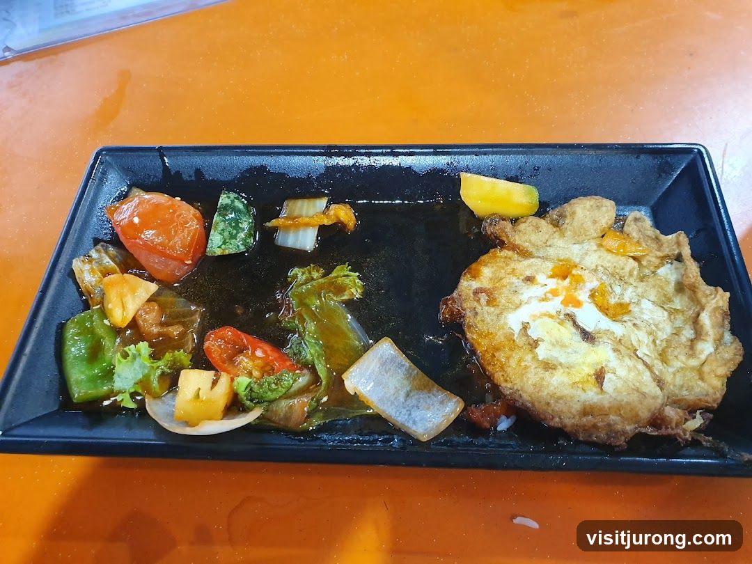 Fried Egg and Vegetables