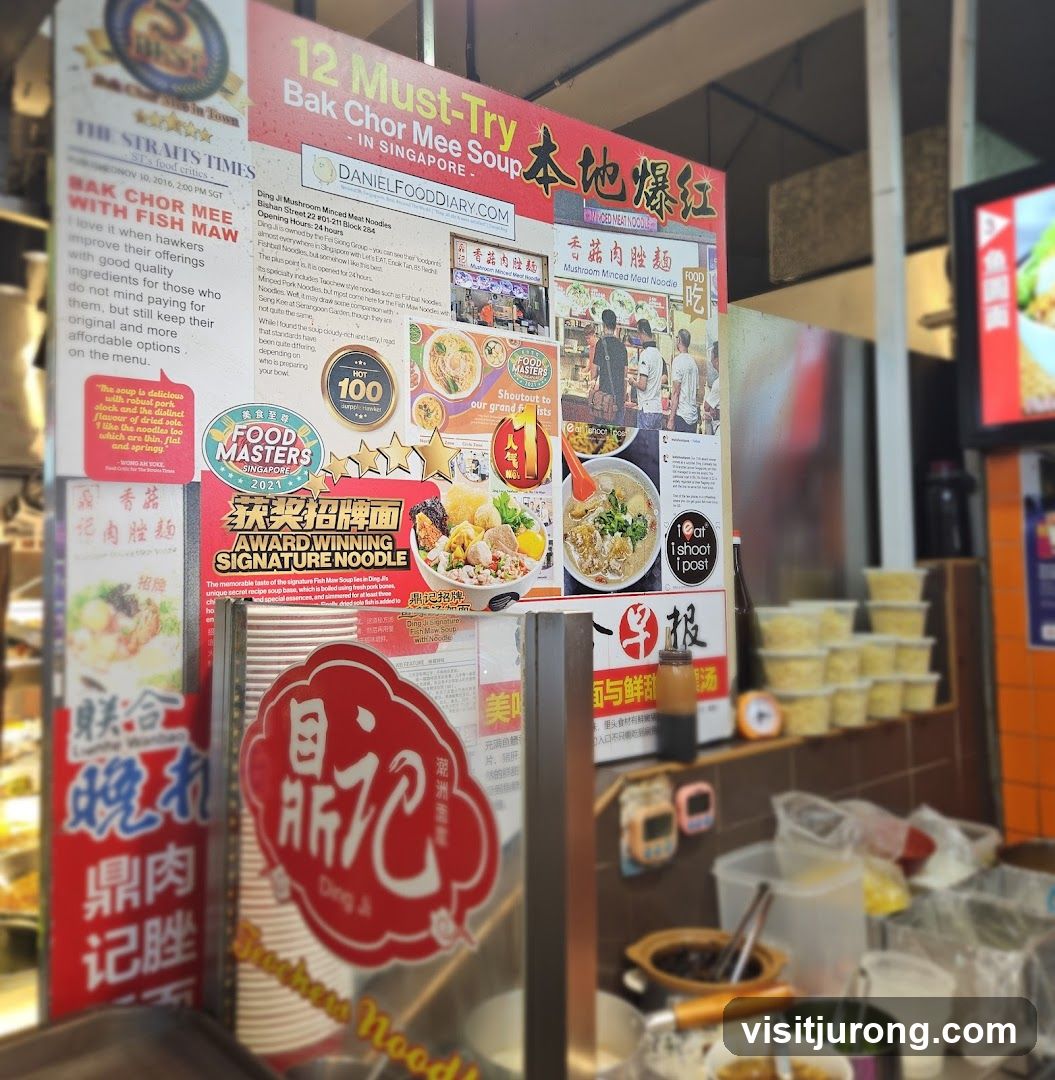 Bak Chor Mee Soup Advertisement