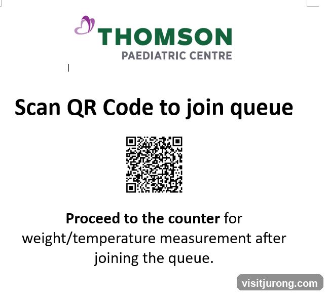 Thomson Paediatric Centre QR Code