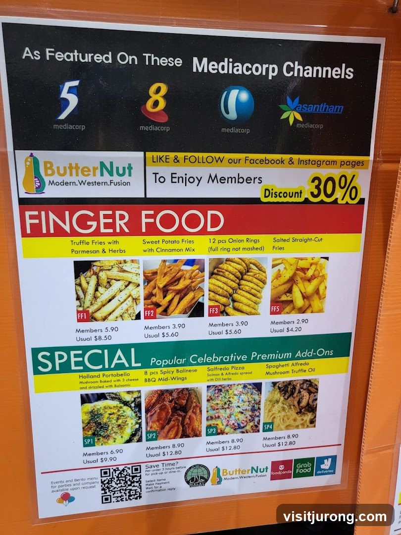 Finger Food and Special Menu