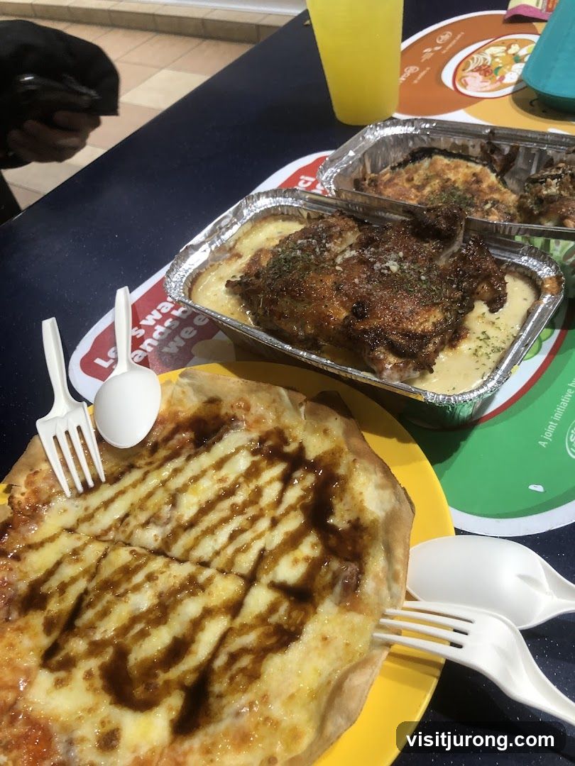 Food on a table