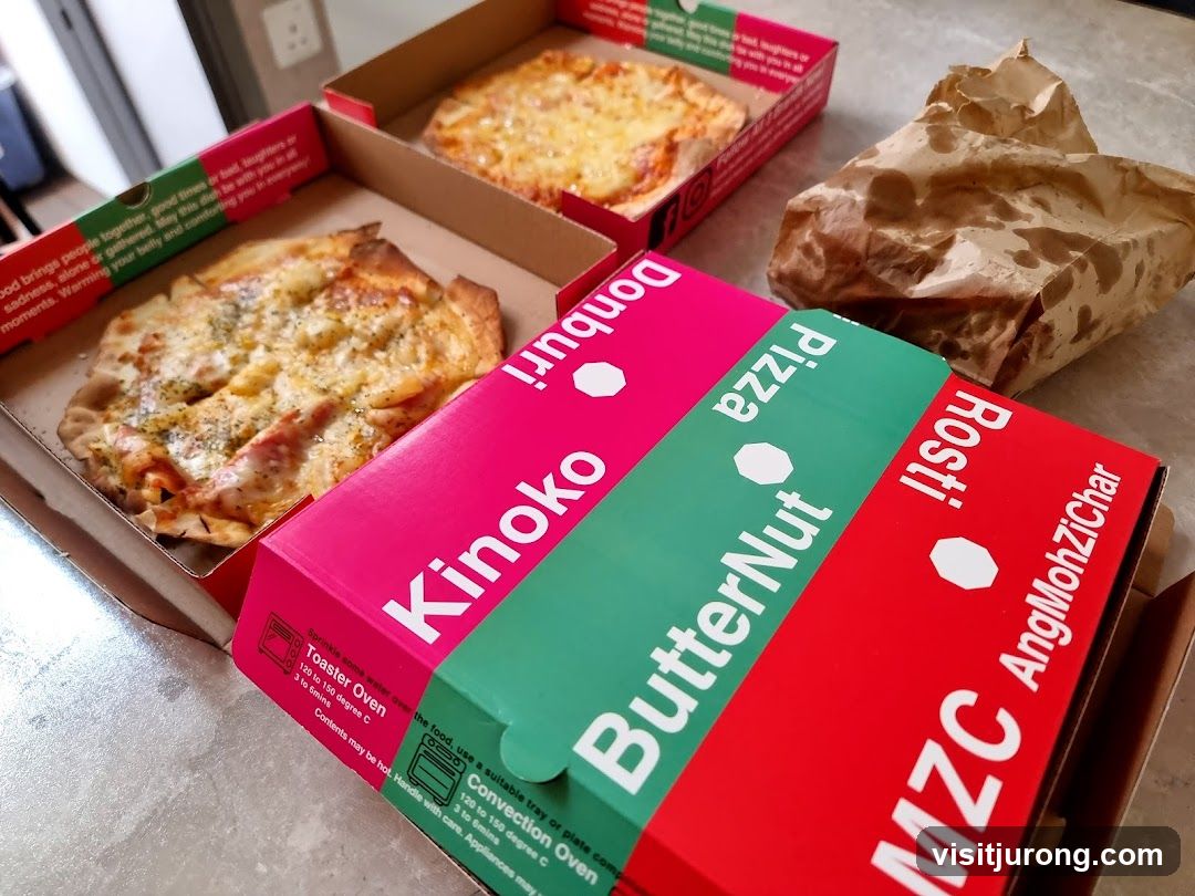 Pizzas and Food Packaging