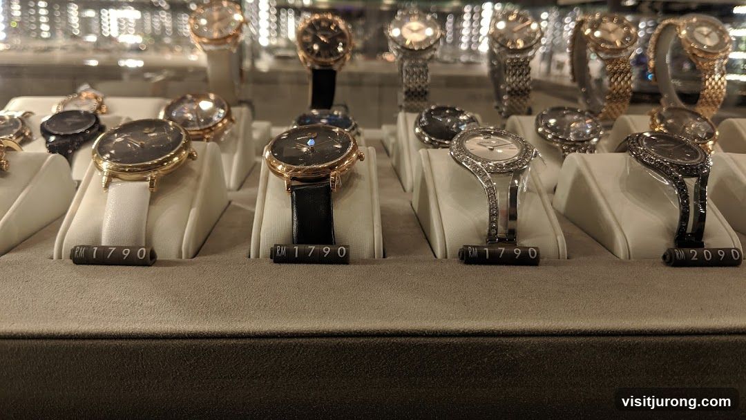 Watches on Display