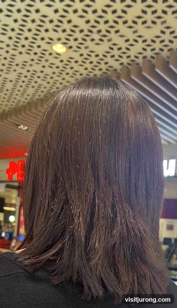 Woman's Hair with Blurred Background