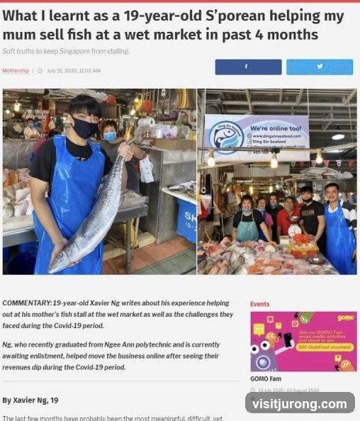 What I learnt as a 19-year-old S'porean helping my mum sell fish at a wet market in past 4 months