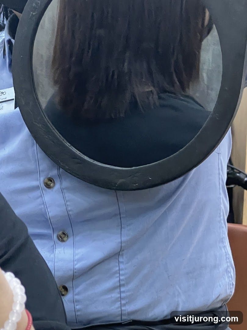 Person in Blue Shirt