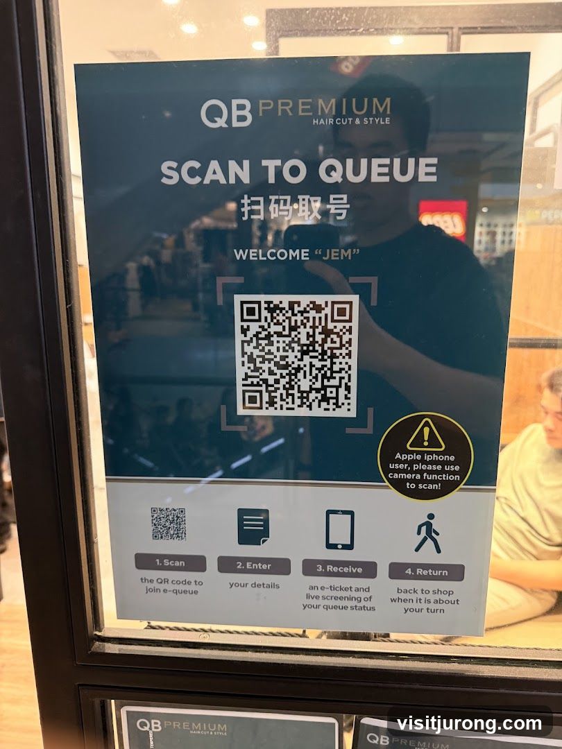 Scan to Queue Sign