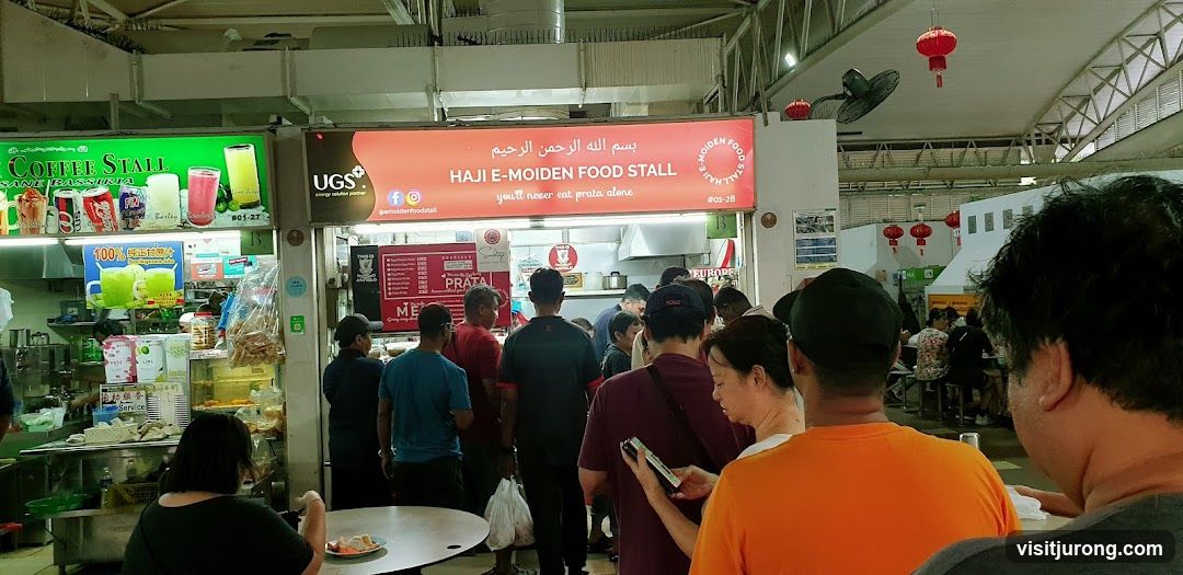 Food Stall with Customers