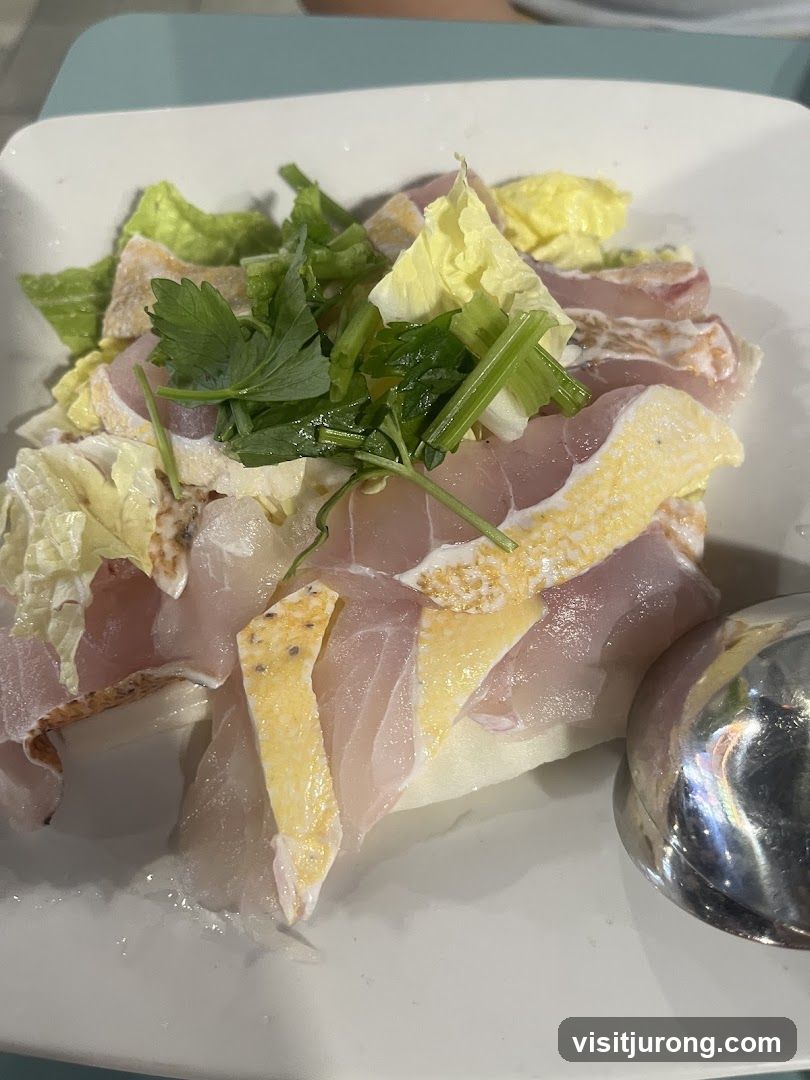 Raw Fish and Vegetables