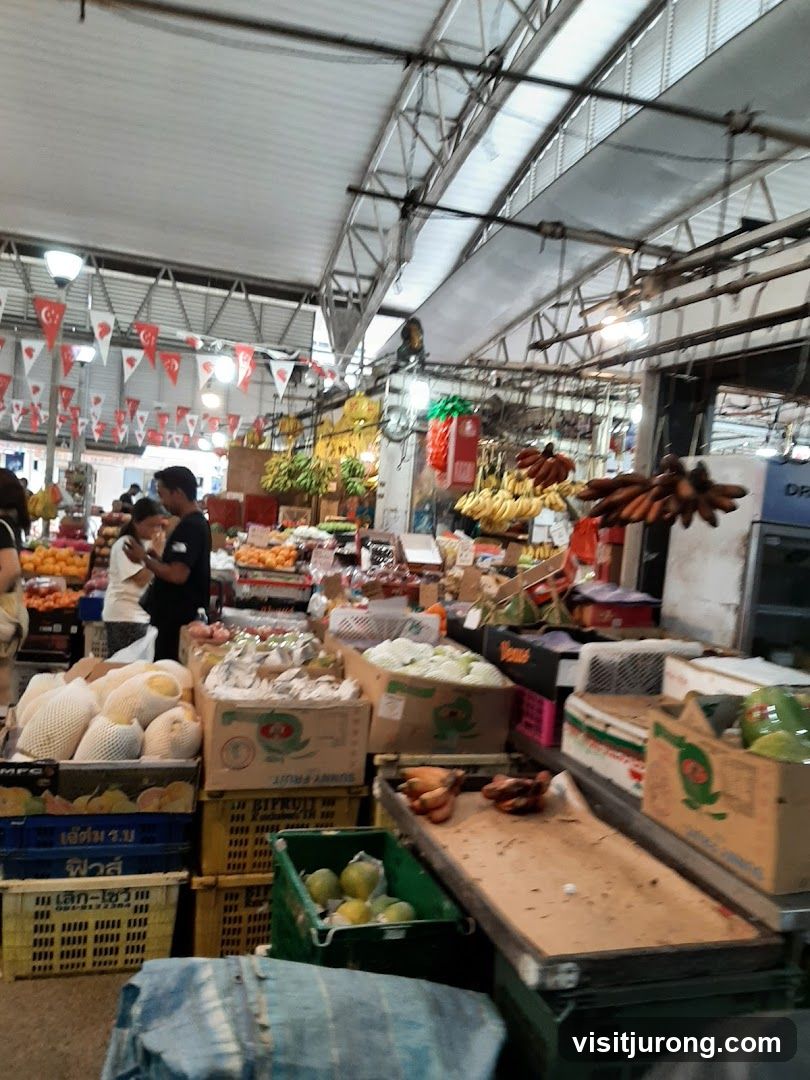 Market Stall with Fruits