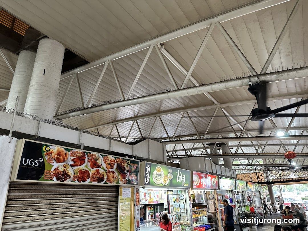 Food Stalls Under Canopy