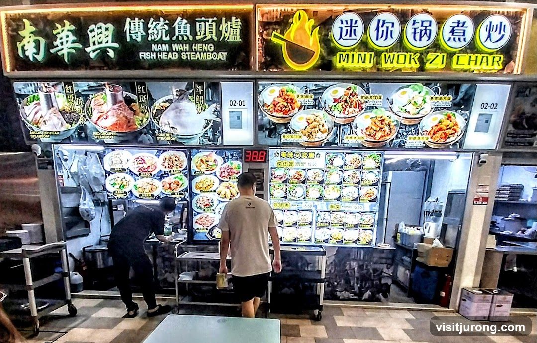 Food Stall with Menu Displays