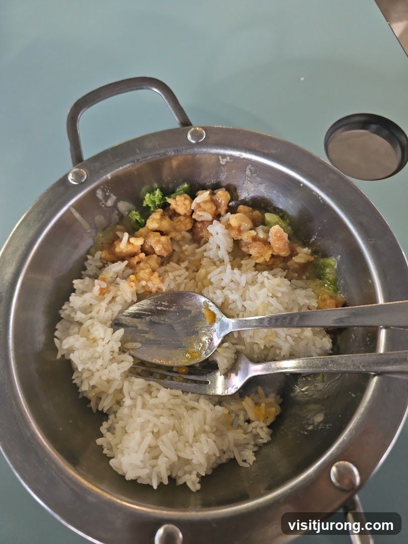 Fried Chicken and Rice