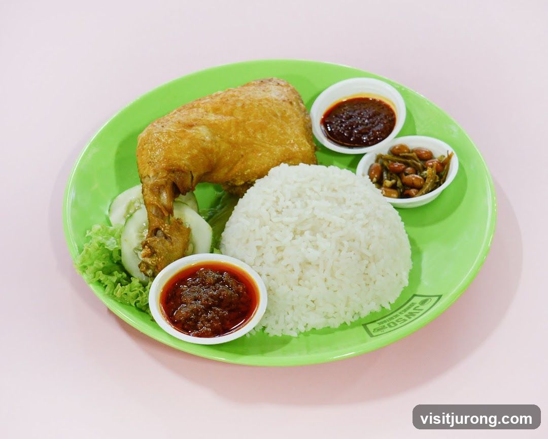 Fried Chicken Rice Plate