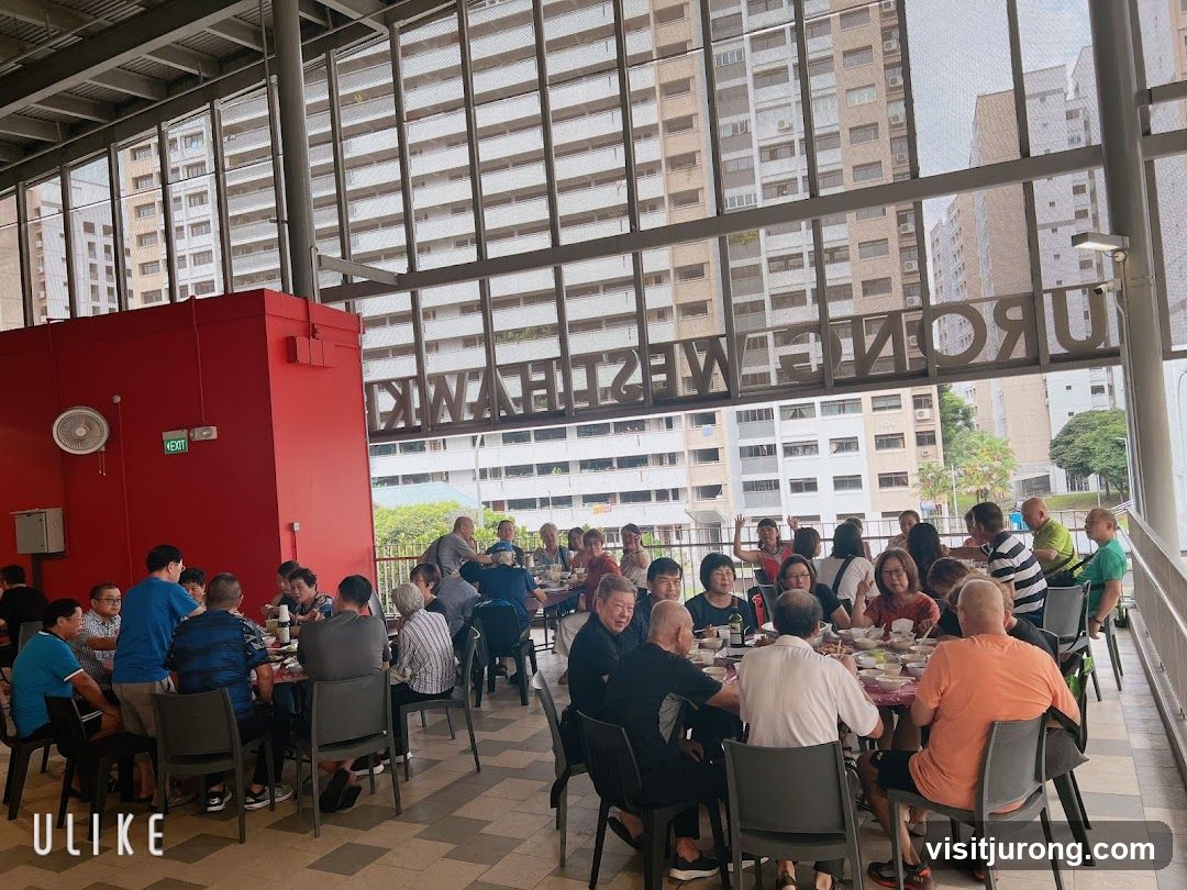 People dining at a restaurant