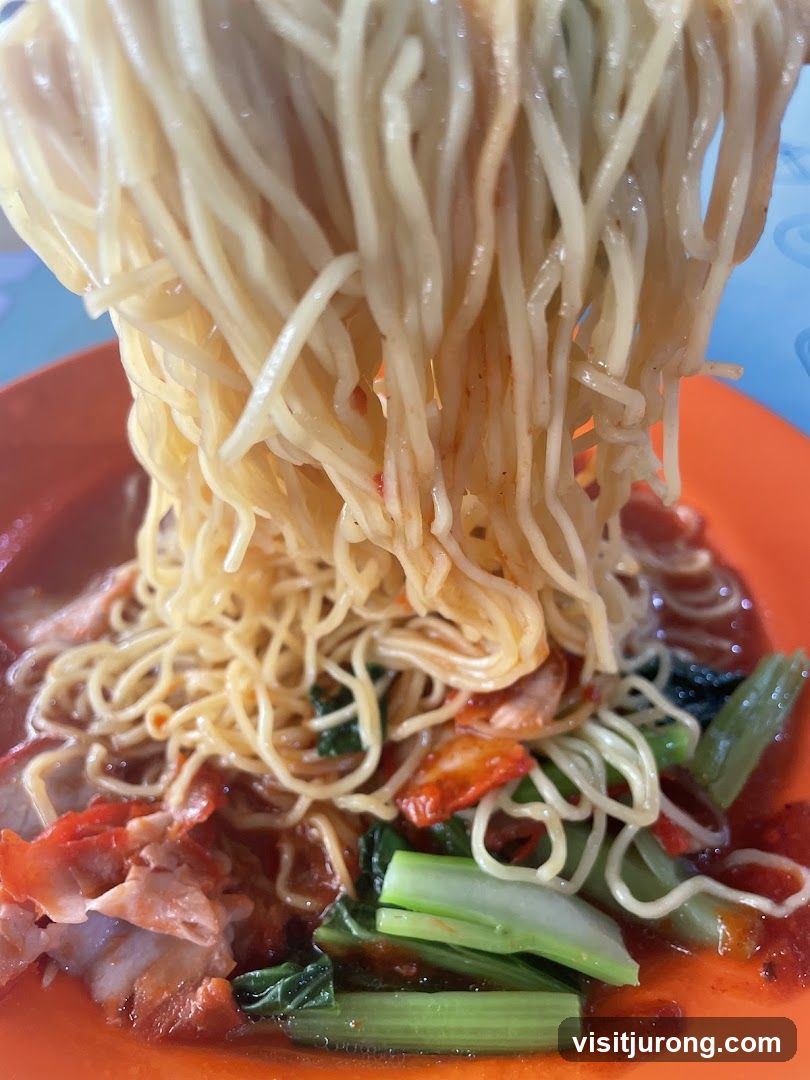 Noodles with Char Siu and Greens