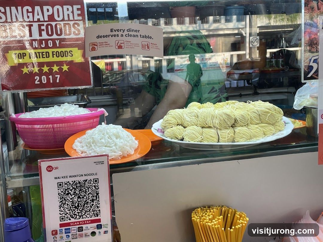 Noodle Stall Display
